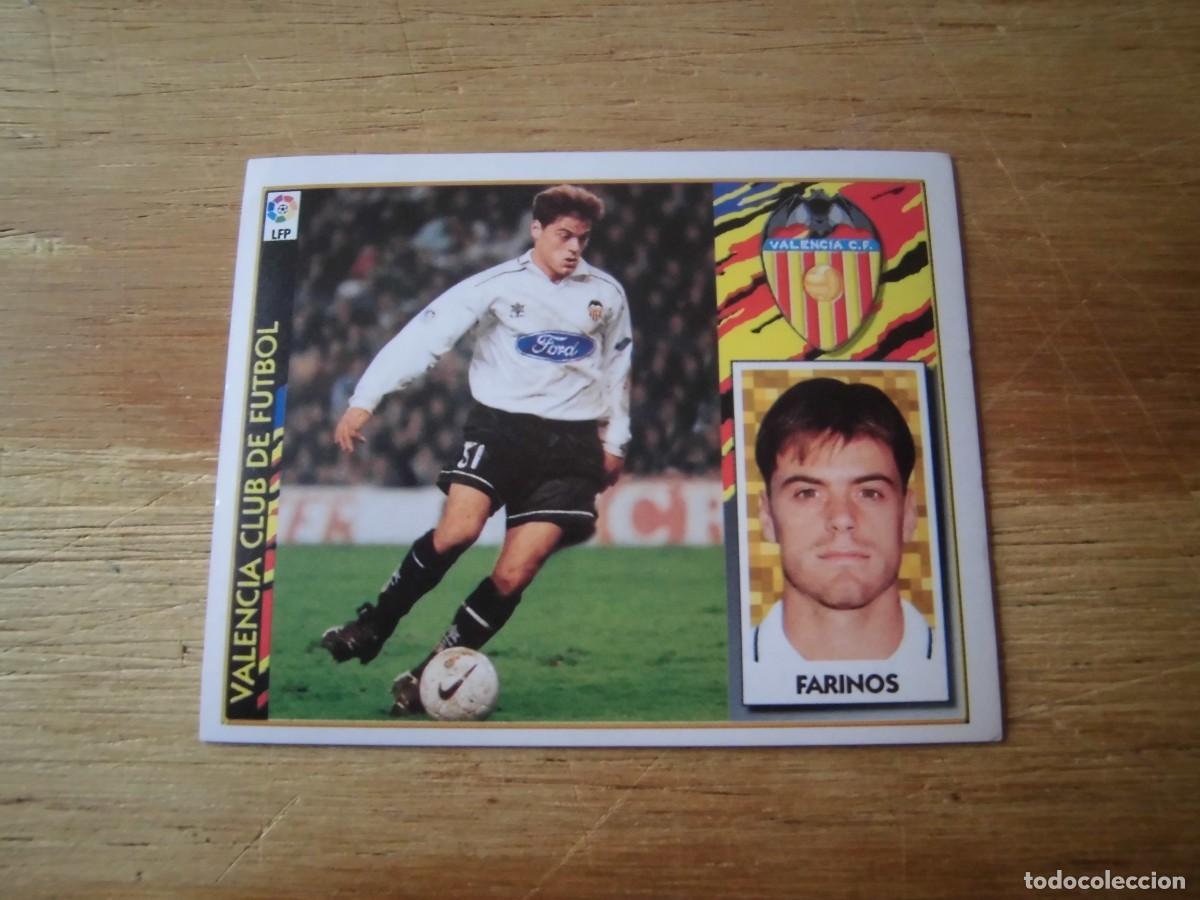 Cromos de f&uacute;tbol: FARIN&Oacute;S VALENCIA LIGA 97-98 COLECCIONES ESTE NUEVO DE SOBRE