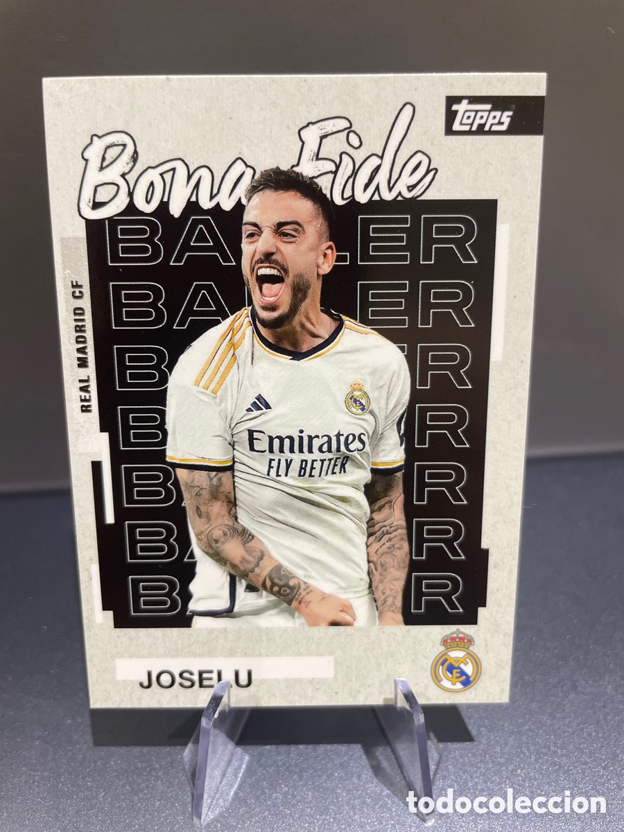 Figurine di Calcio: Joselu 24 Bona Fide Topps Team Set Real Madrid 2025-26