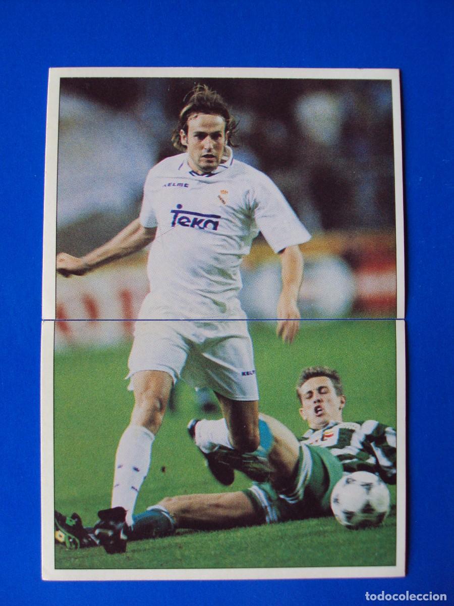 Cromos de Futebol: CROMOS N&ordm; 206 207 MIQUEL SOLER &Aacute;LBUM COLECCI&Oacute;N REAL MADRID 95 96 1995 1996 PANINI NUNCA PEGADO