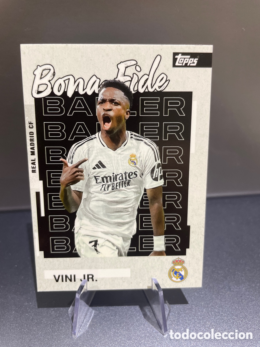 Cromos de Futebol: Vini Jr 25 Bona Fide Topps Team Set Real Madrid 2025-26