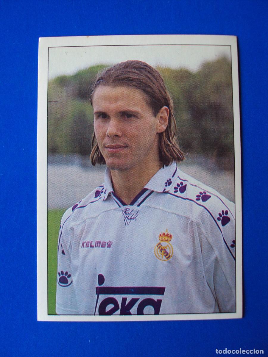 Cartes &agrave; collectionner de Football: CROMO N&ordm; 208 FERNANDO REDONDO &Aacute;LBUM COLECCI&Oacute;N REAL MADRID 95 96 1995 1996 PANINI NUNCA PEGADO