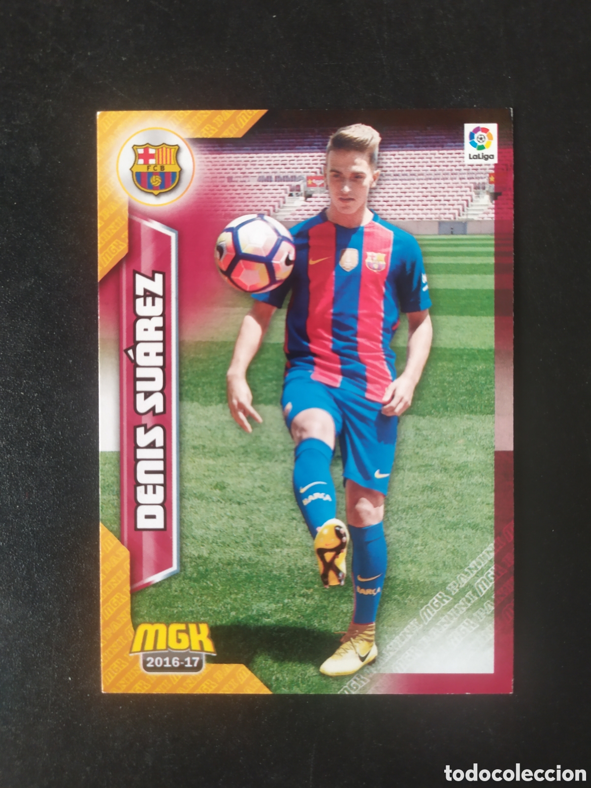 Cromos de f&uacute;tbol: Megacracks 2016 2017 16 17 panini Denis Su&aacute;rez n&deg; 98 Barcelona