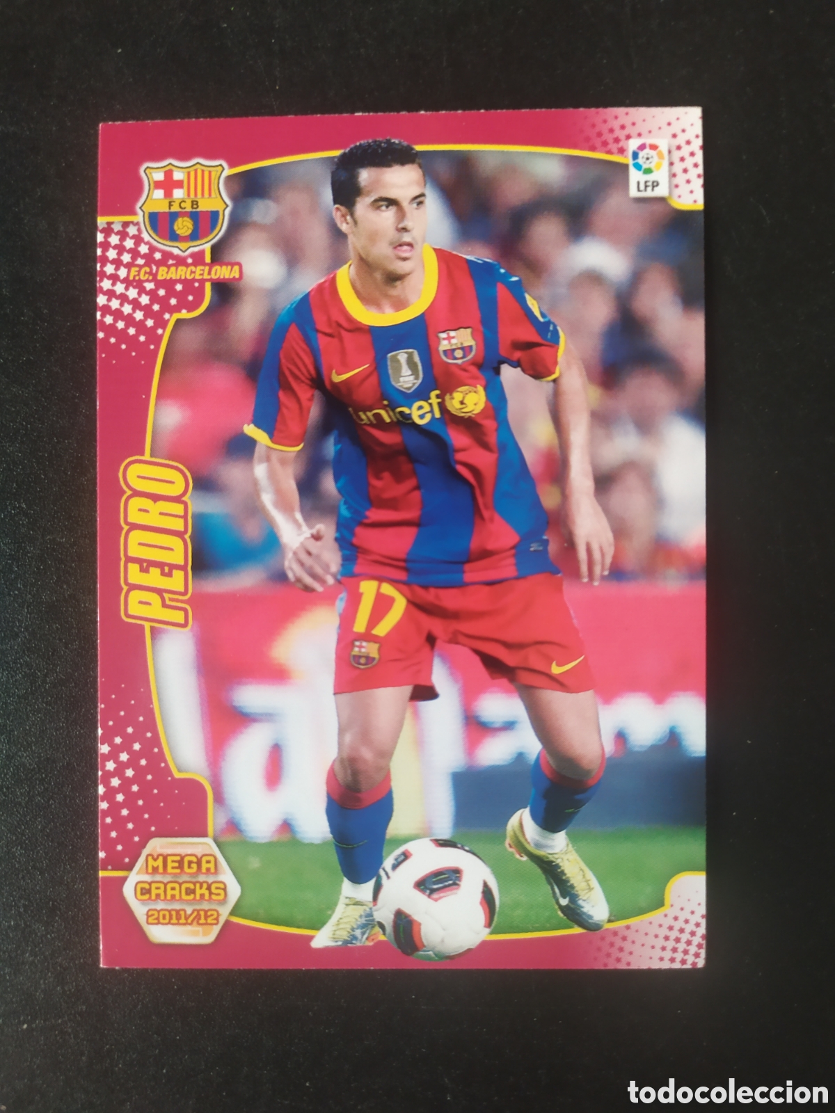 Cromos de f&uacute;tbol: Megacracks 2011 2012 11 12 panini Pedro n&deg; 54 Barcelona