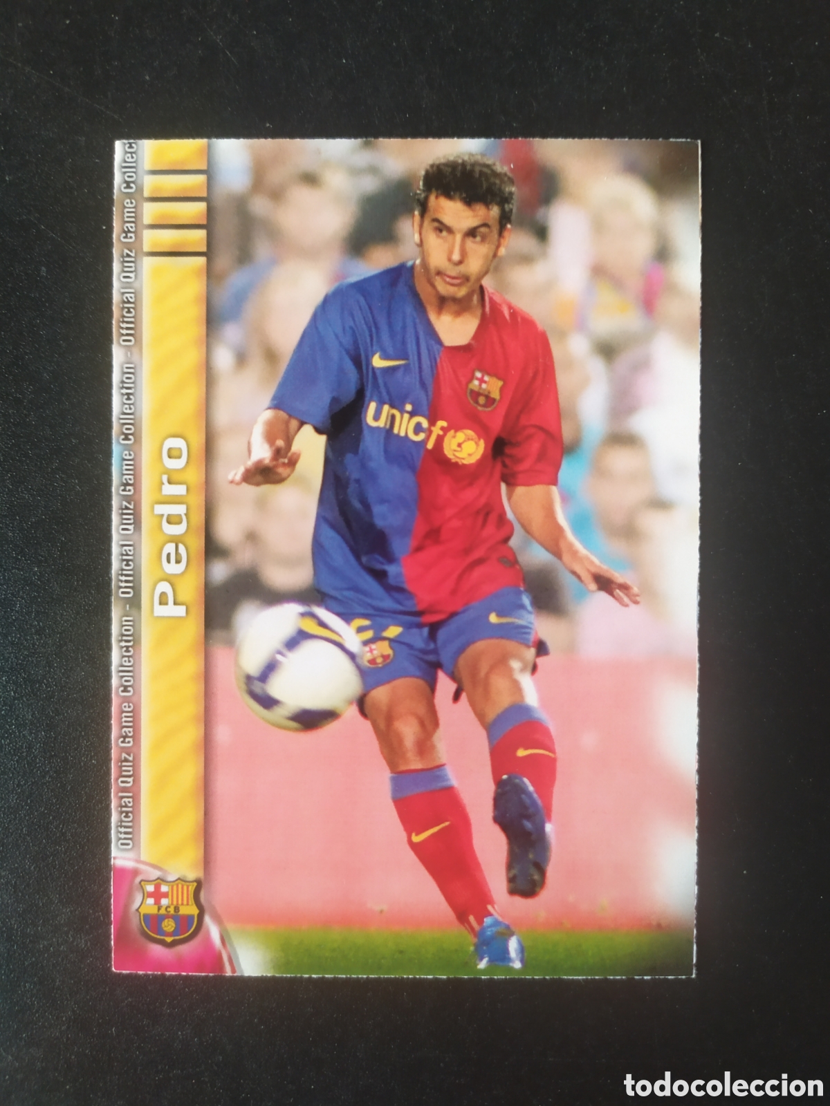 Cromos de f&uacute;tbol: Mundicromo fichas liga 2009 2010 09 10 Pedro n&deg; 11 Barcelona
