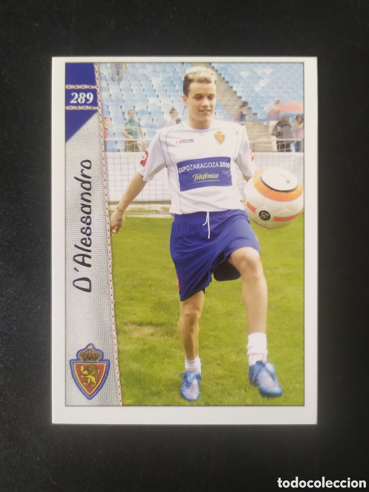 Cromos de f&uacute;tbol: Mundicromo fichas Liga 2006 2007 06 07 D'Alessandro n&deg; 289 Real Zaragoza