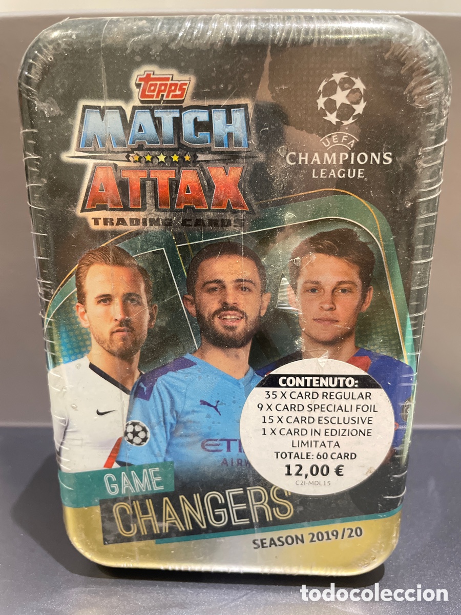 Cromos de f&uacute;tbol: Lata Game Changers Topps Match Attax 2019-20