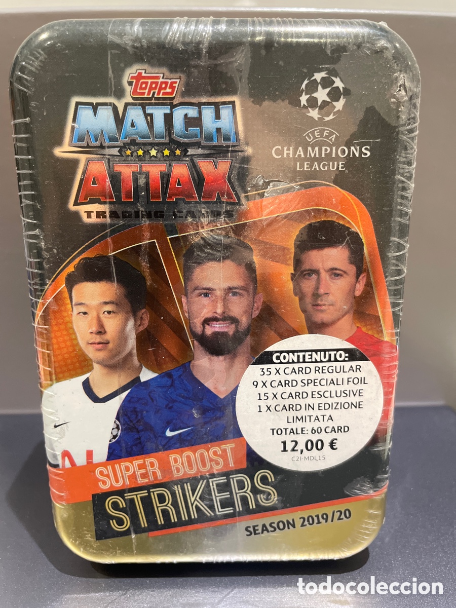 Cromos de Futebol: Lata Super Boost Strickers Match Attax 2019/20