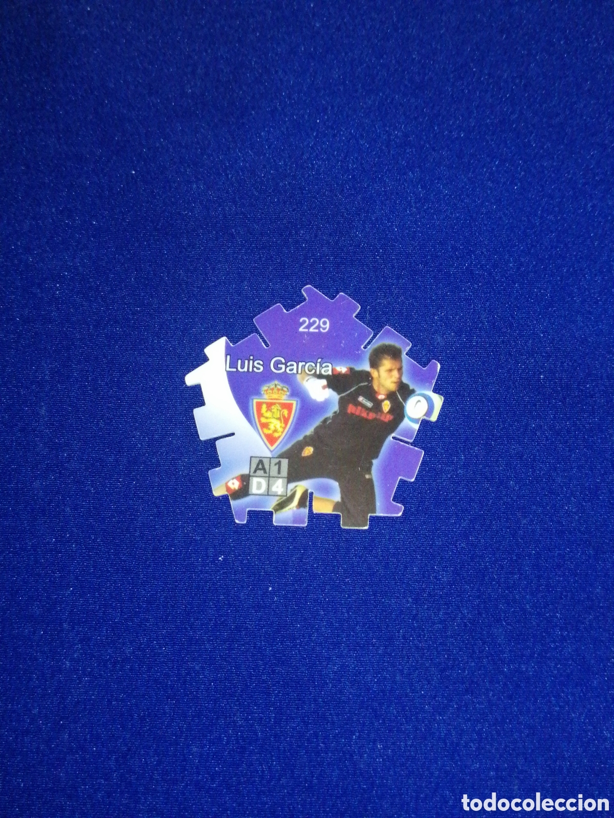 Figurine di Calcio: TRICKS GREFUSA LIGA 2004-2005 EAL ZARAGOZA - LUIS GARC&Iacute;A 229