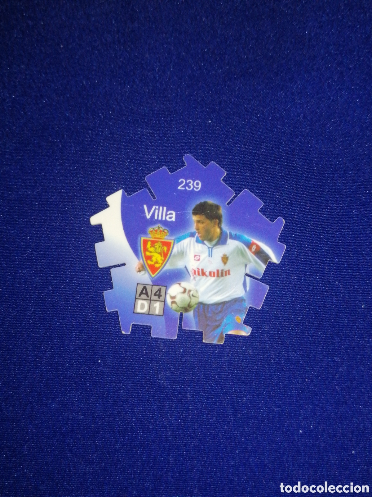Football Stickers: TRICKS GREFUSA LIGA 2004-2005 - REAL ZARAGOZA - DAVID VILLA 239