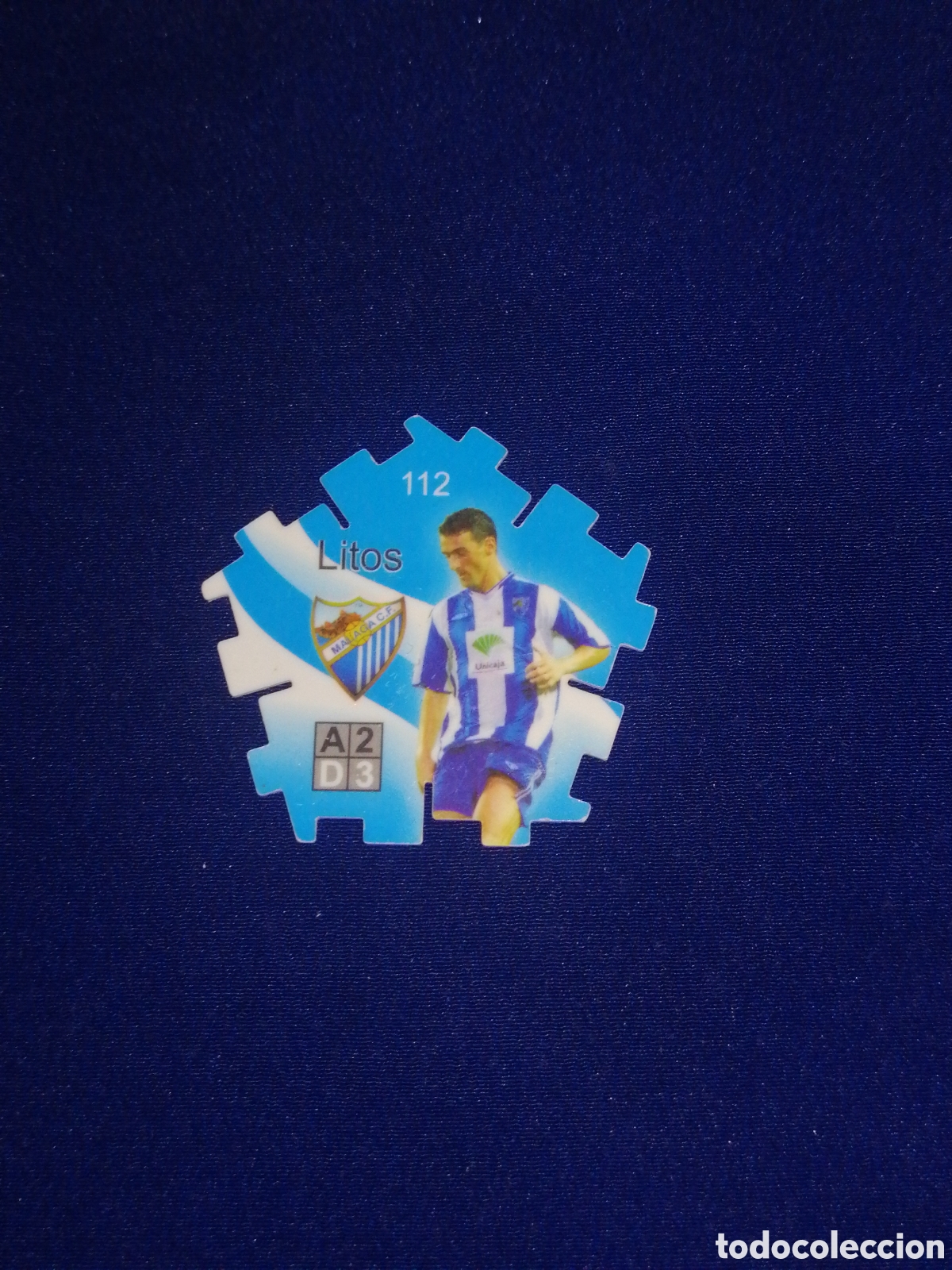 Figurine di Calcio: TRICKS GREFUSA LIGA 2004-2005 M&Aacute;LAGA CLUB DE F&Uacute;TBOL - LITOS 112