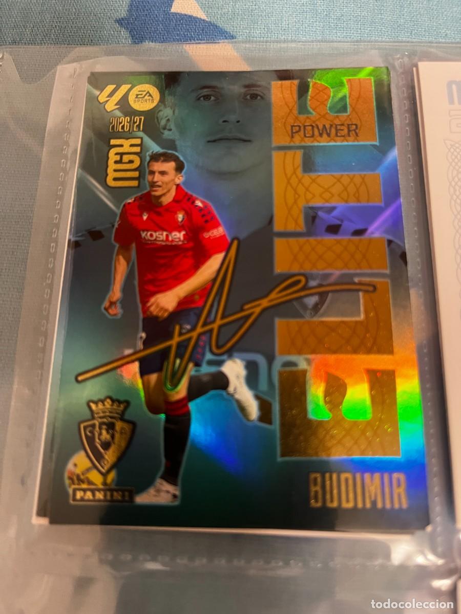 Figurine di Calcio: MEGACRACKS MGK 2026 2027 26 27 PANINI N&ordm; 3 P 3P BUDIMIR OSASUNA ELITE POWER