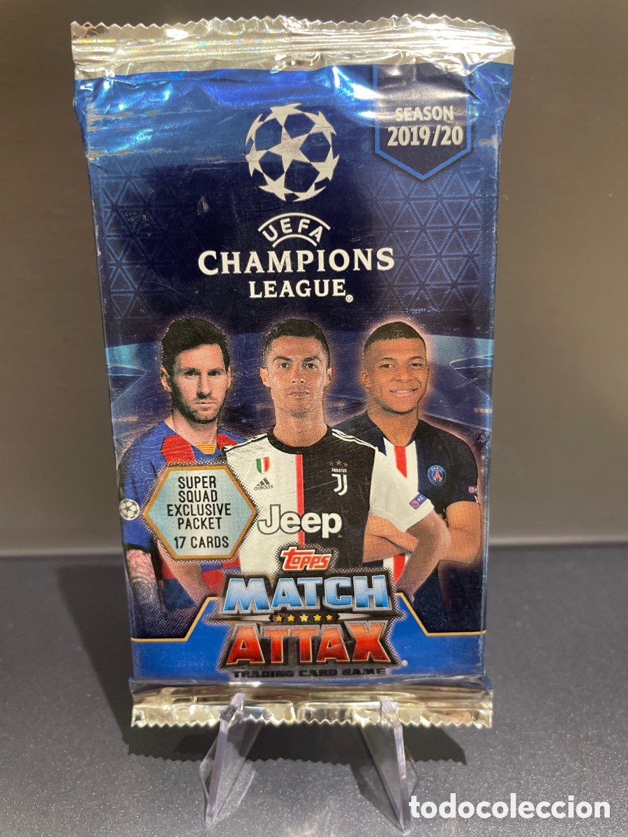 Figurine di Calcio: Sobre 17 cards exclusivo Super Squad Match Attax 2019-20 Topps