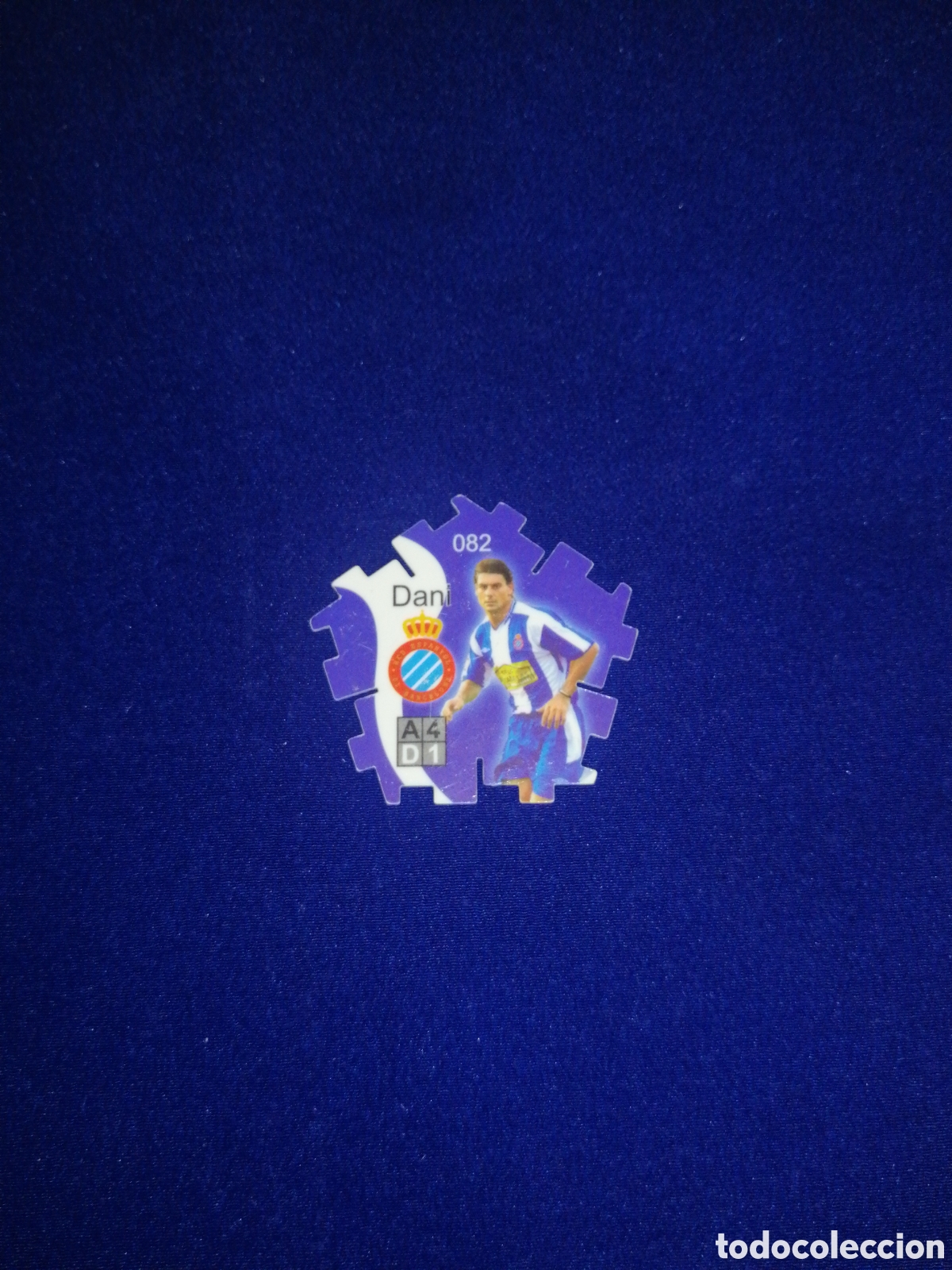 Figurine di Calcio: TRICKS GREFUSA LIGA 2004-2005 REAL CLUB DEPORTIVO ESPA&Ntilde;OL -DANI 082