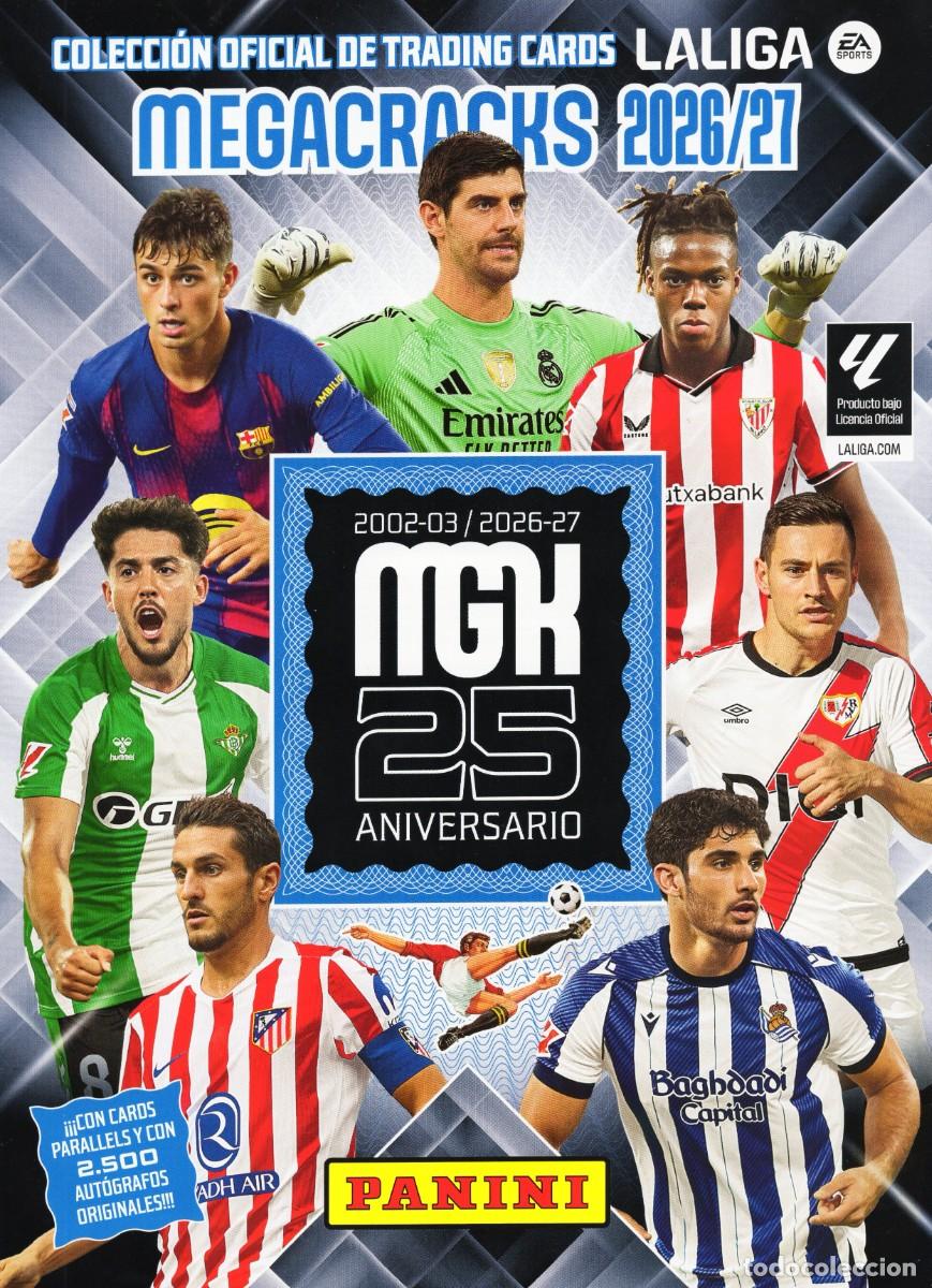 Cartes &agrave; collectionner de Football: 339 CARTAS CROMOS 1&ordm; EDICION BASICA COMPLETA MEGACRACKS 26 27 LAMINE YAMAL MBAPPE VINICIUS FERMIN