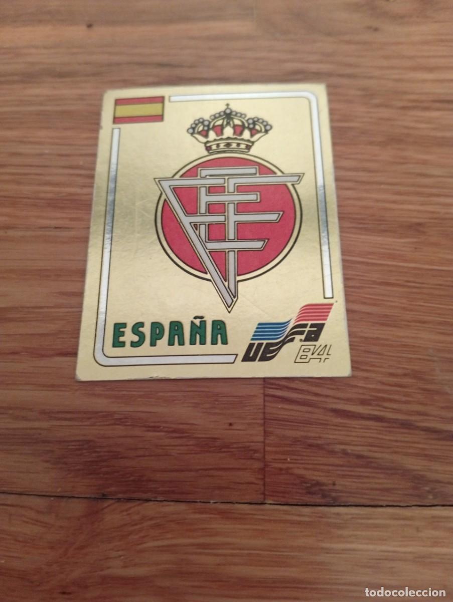 Cromos de f&uacute;tbol: ESCUDO ESPA&Ntilde;A 211 EUROCOPA 1984 - EURO 84 SIN PEGAR NUNCA PEGADO