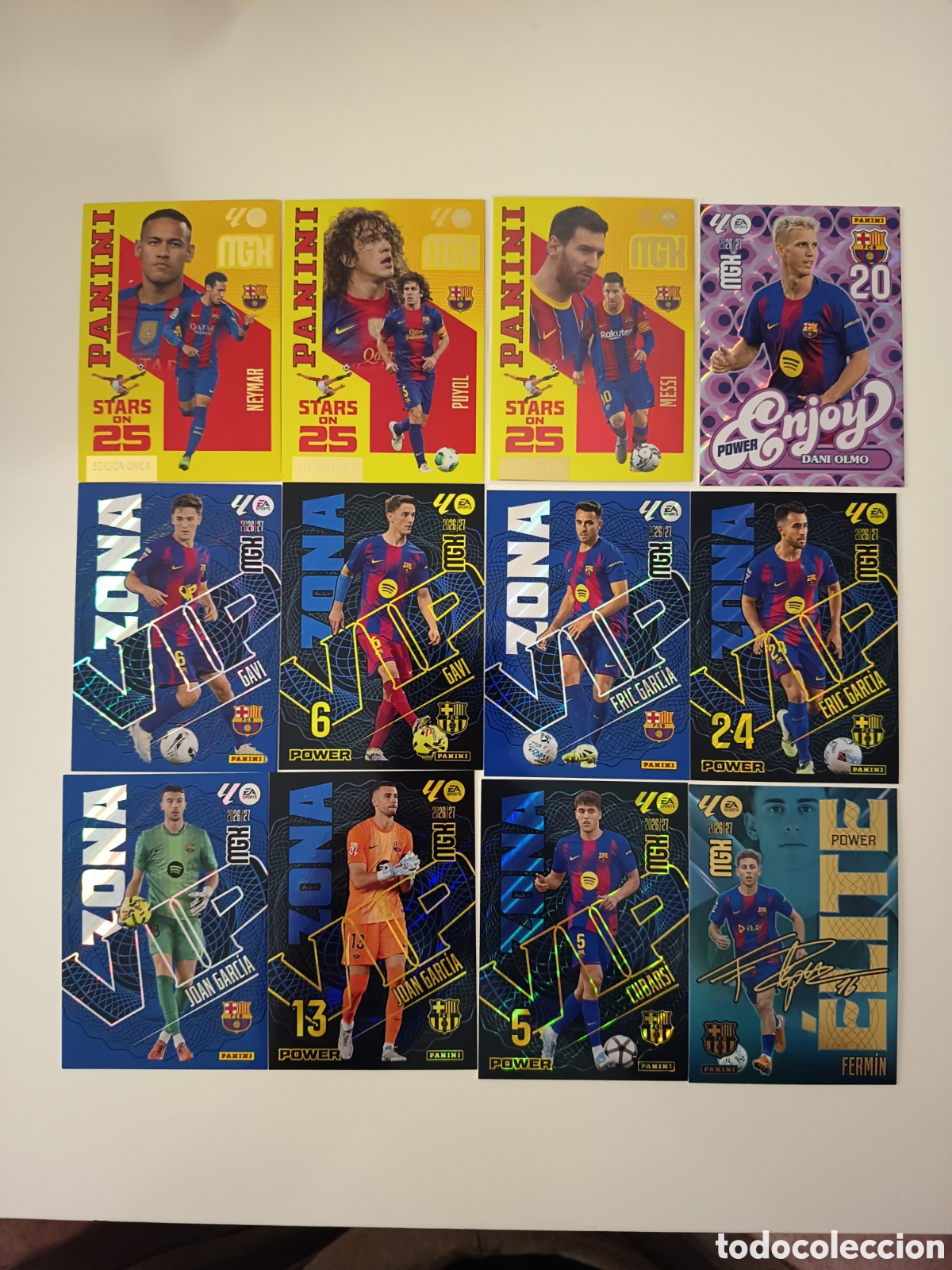 Cromos de f&uacute;tbol: Lote FC Barcelona megacracks 2026-2027