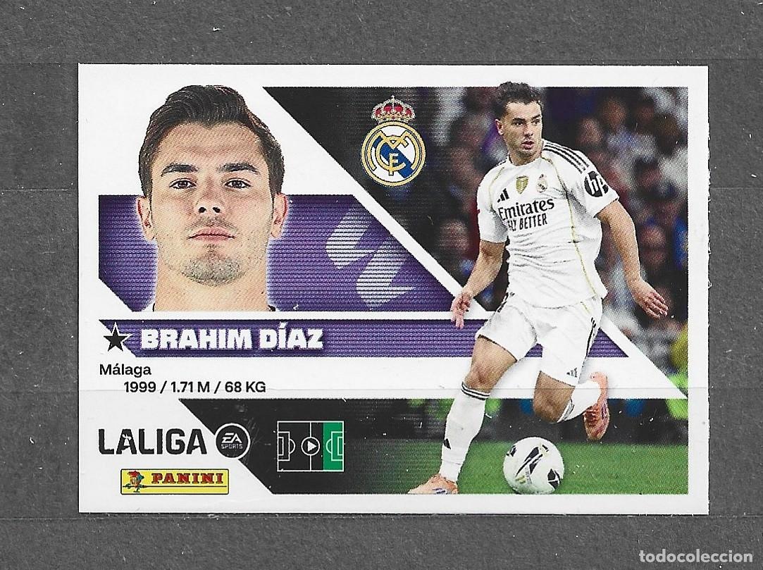 Cromos de f&uacute;tbol: Liga este 26/27 - Brahim D&iacute;az - N&deg; 16b - Real Madrid