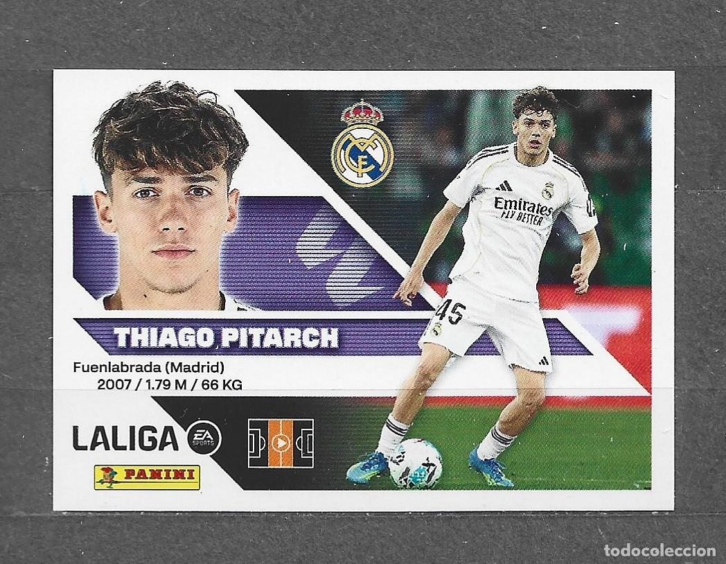 Cromos de f&uacute;tbol: Liga este 26/27 - Thiago Pitarch - N&deg; 15b - Real Madrid