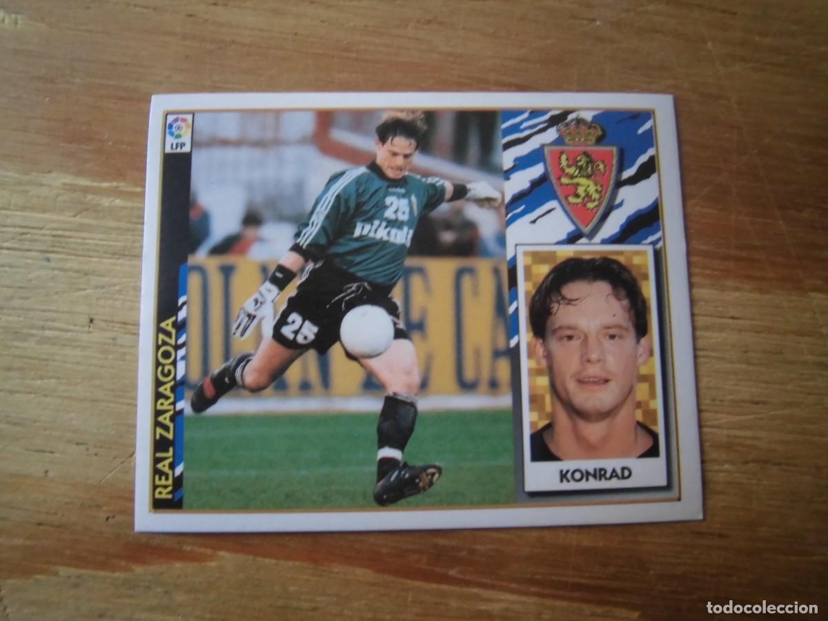 Cromos de f&uacute;tbol: KONRAD REAL ZARAGOZA LIGA 97-98 COLECCIONES ESTE NUEVO DE SOBRE