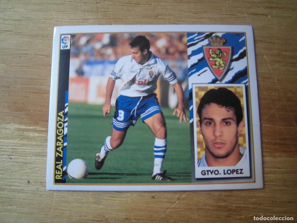 Cromos de f&uacute;tbol: GUSTAVO L&Oacute;PEZ REAL ZARAGOZA LIGA 97-98 COLECCIONES ESTE NUEVO DE SOBRE