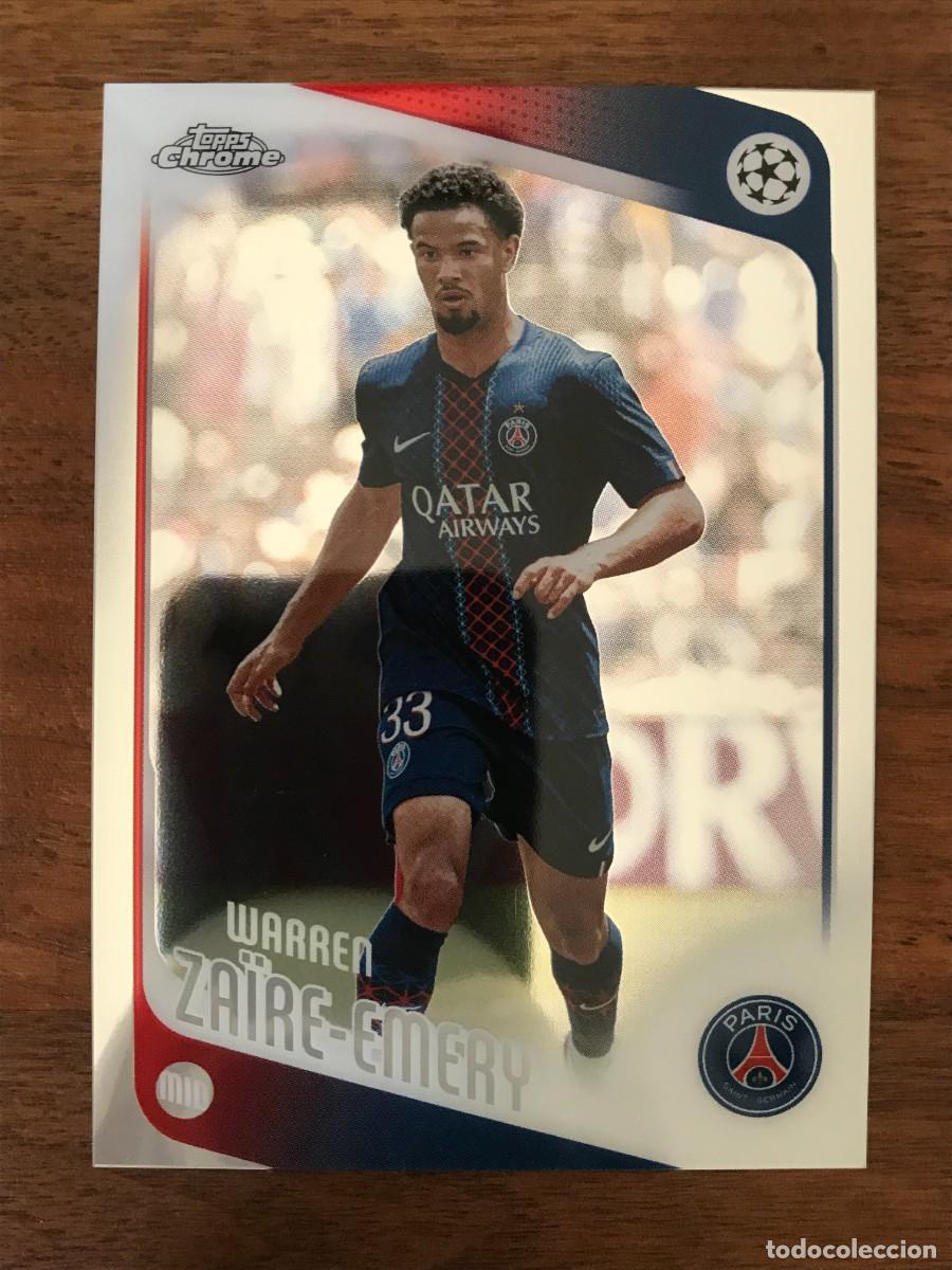 Cromos de f&uacute;tbol: WARREN ZAIRE EMERY - PSG - TOPPS CHROME UEFA CLUB COMPETITIONS 2025 2026