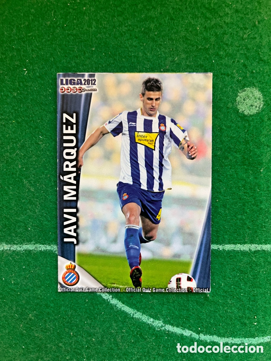 Cromos de f&uacute;tbol: 201 JAVI M&Aacute;RQUEZ ESPANYOL LAS FICHAS DE LA LIGA 2011 2012 MUNDICROMO