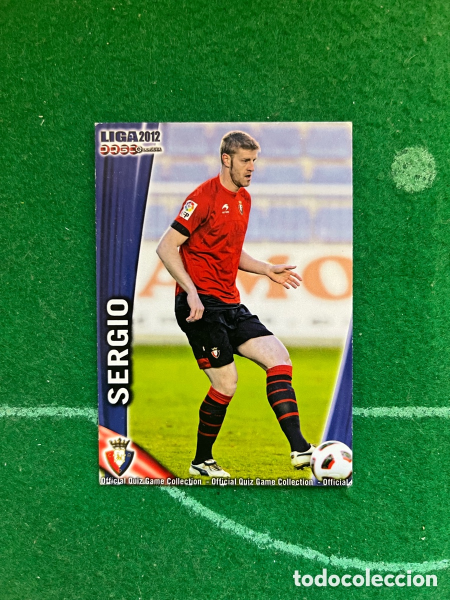 Figurine di Calcio: 224 SERGIO OSASUNA LAS FICHAS DE LA LIGA 2011 2012 MUNDICROMO