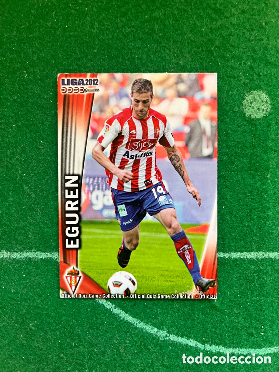 Cromos de f&uacute;tbol: 259 EGUREN SPORTING DE GIJ&Oacute;N LAS FICHAS DE LA LIGA 2011 2012 MUNDICROMO