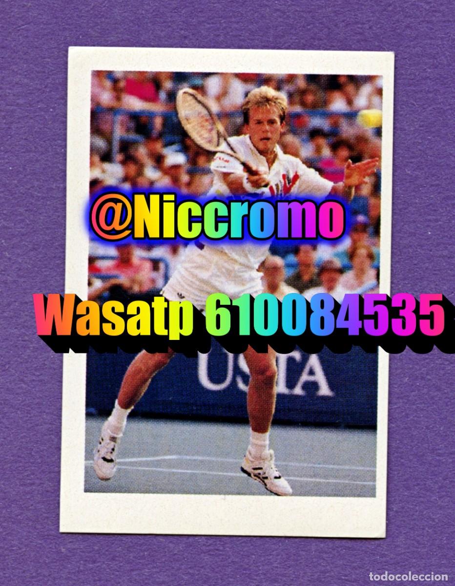 Cromos de f&uacute;tbol: stefan edberg tenis nuevo sin pegar cromo el mundo de las estrellas a&ntilde;o 1991 niccromo