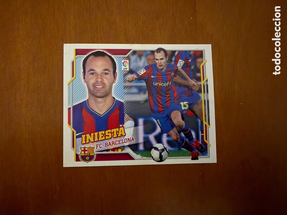 Cromos de f&uacute;tbol: 11 ANDR&Eacute;S INIESTA LIGA ESTE EDICIONES ESTE 2010 2011 10 11 FC BARCELONA
