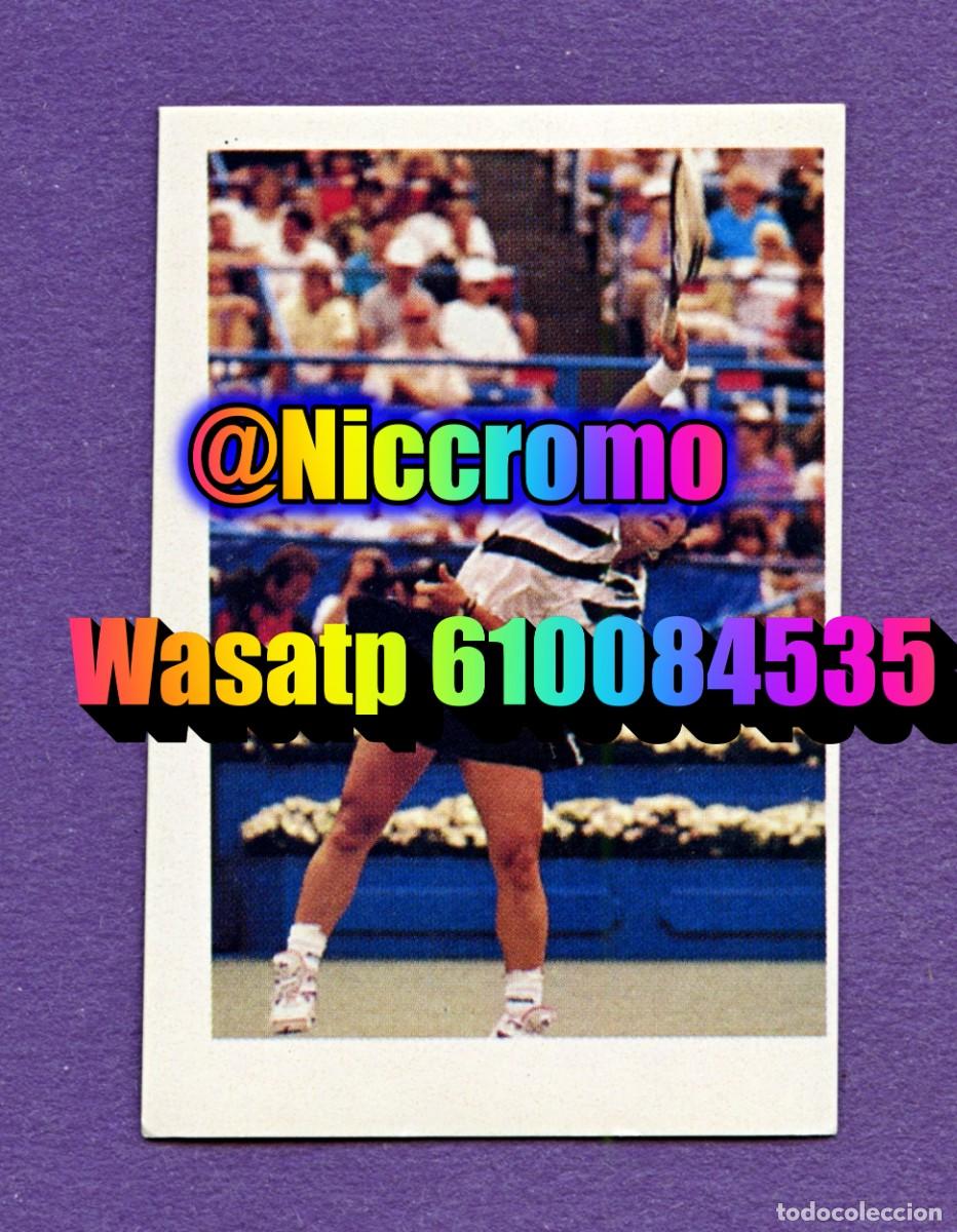 Cromos de f&uacute;tbol: arantxa sanchez vicario tenis nuevo sin pegar cromo el mundo de las estrellas a&ntilde;o 1991 niccromo