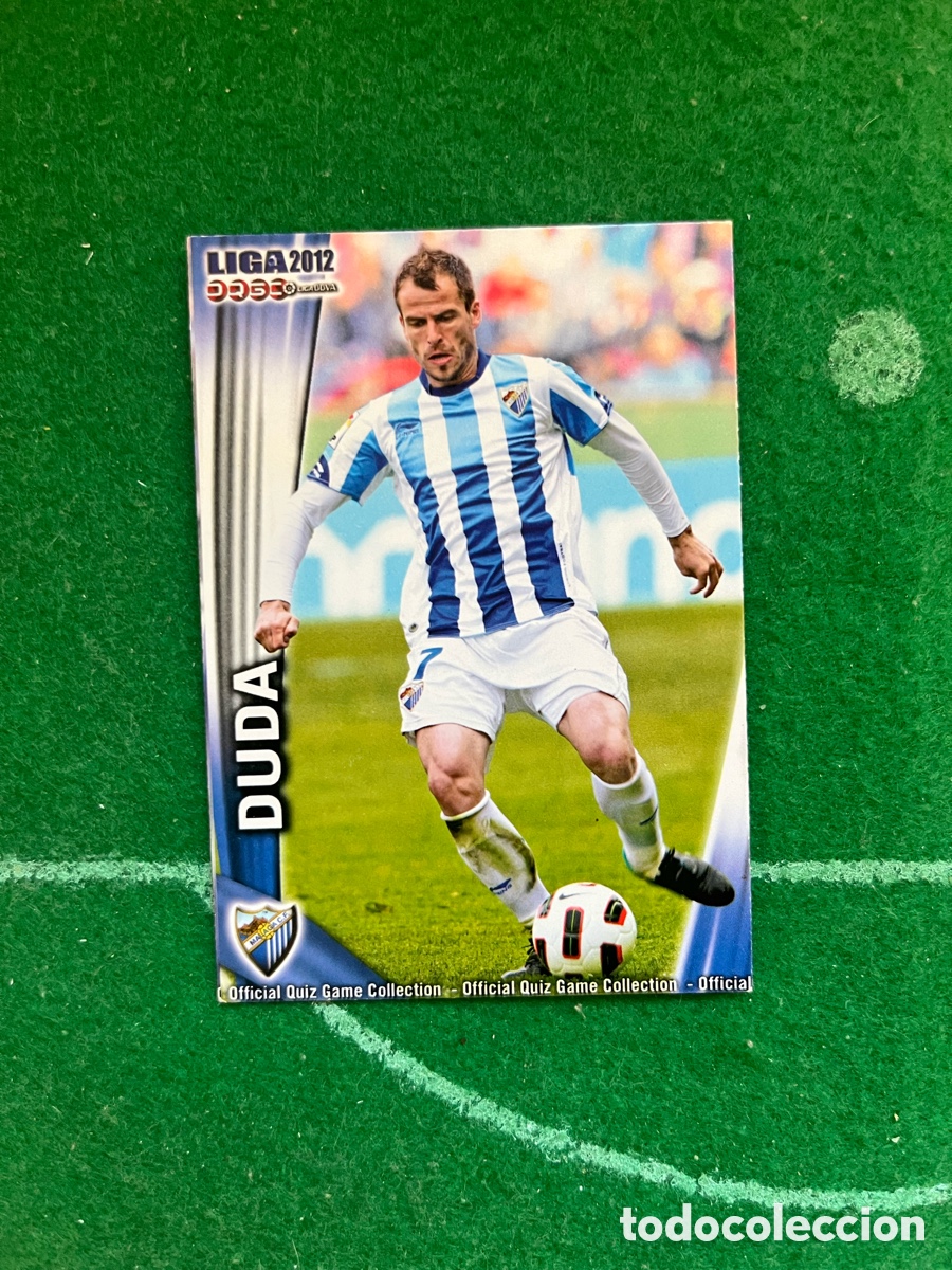 Cromos de f&uacute;tbol: 283 DUDA M&Aacute;LAGA LAS FICHAS DE LA LIGA 2011 2012 MUNDICROMO