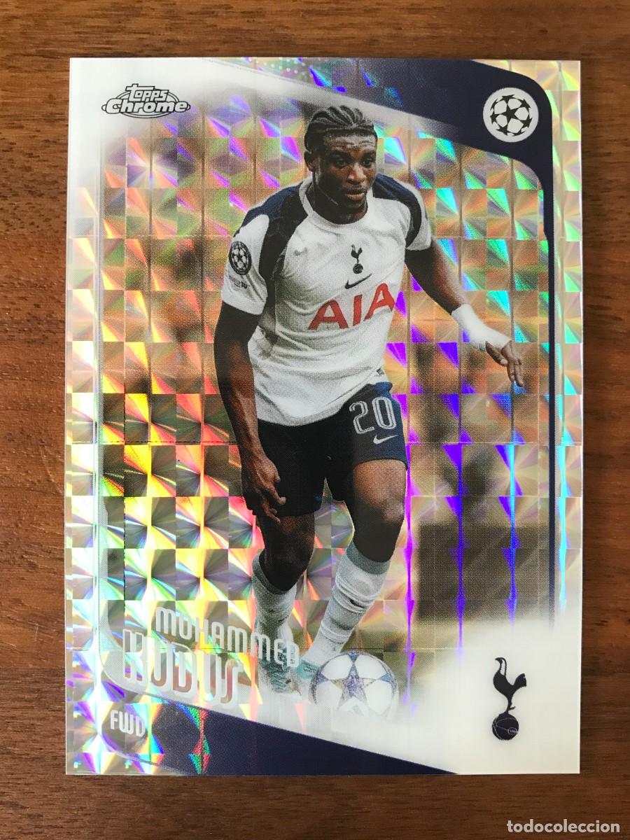 Cromos de f&uacute;tbol: MOHAMMED KUDUS - JUVENTUS - GEOMETRIC REFRACTOR - TOPPS CHROME UEFA CLUB COMPETITIONS 2025 2026