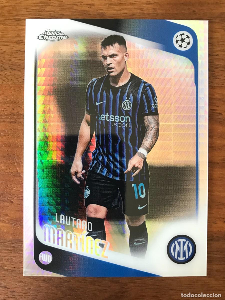 Cromos de f&uacute;tbol: LAUTARO MARTINEZ - JUVENTUS - PRIZM REFRACTOR - TOPPS CHROME UEFA CLUB COMPETITIONS 2025 2026