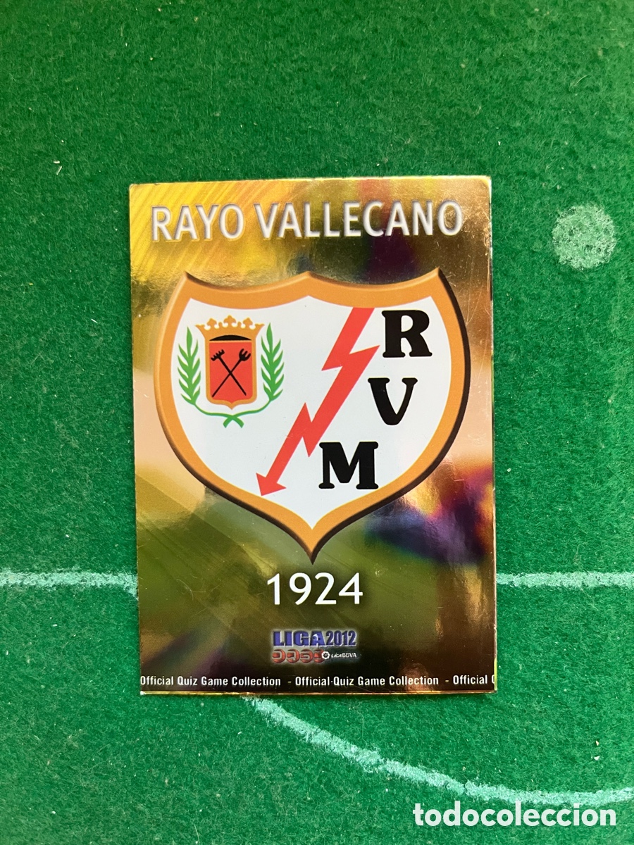 Cromos de f&uacute;tbol: 487 RAYO VALLECANO LAS FICHAS DE LA LIGA 2011 2012 MUNDICROMO ESCUDO