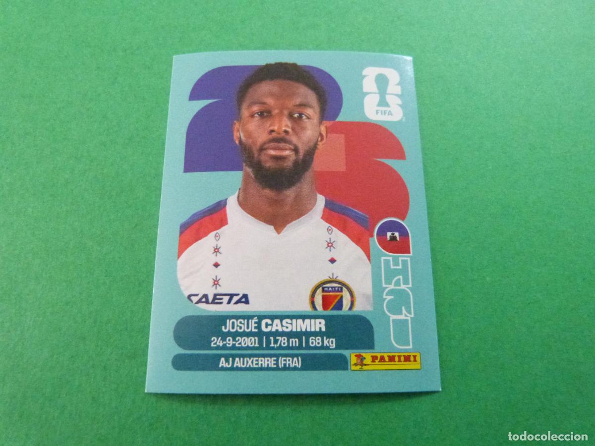 Cromos de f&uacute;tbol: CROMO FUTBOL CASIMIR HAITI SIN PEGAR N&ordm; 16 HAI 16 MUNDIAL 2026 PANINI