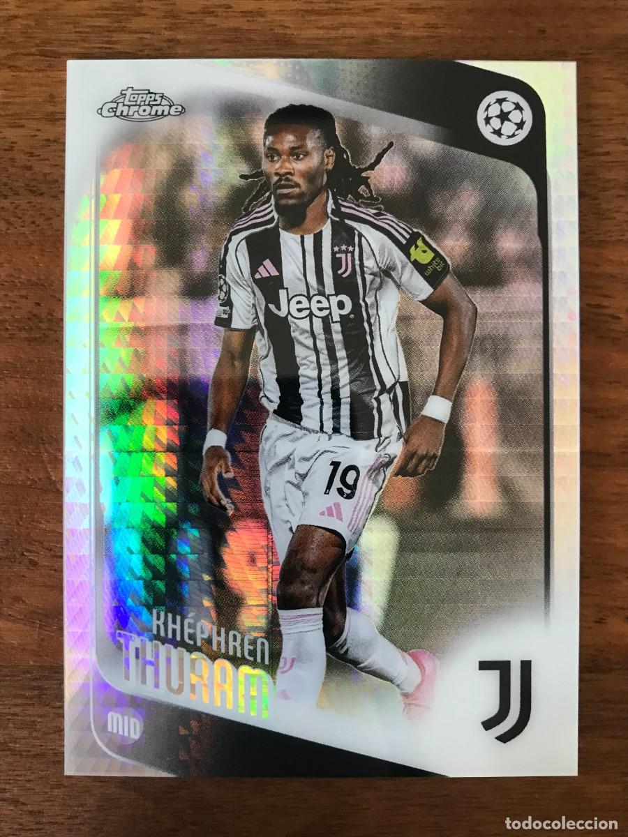 Cromos de f&uacute;tbol: VITINHA - JUVENTUS - PRIZM REFRACTOR - TOPPS CHROME UEFA CLUB COMPETITIONS 2025 2026