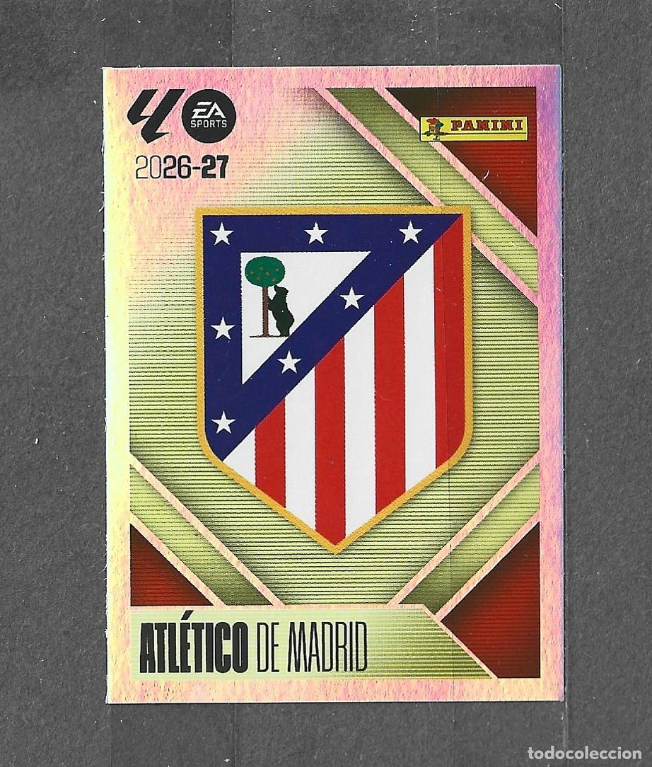 Cromos de f&uacute;tbol: Liga este 26/27 - Escudo - N&deg; 1 - Atl&eacute;tico De Madrid