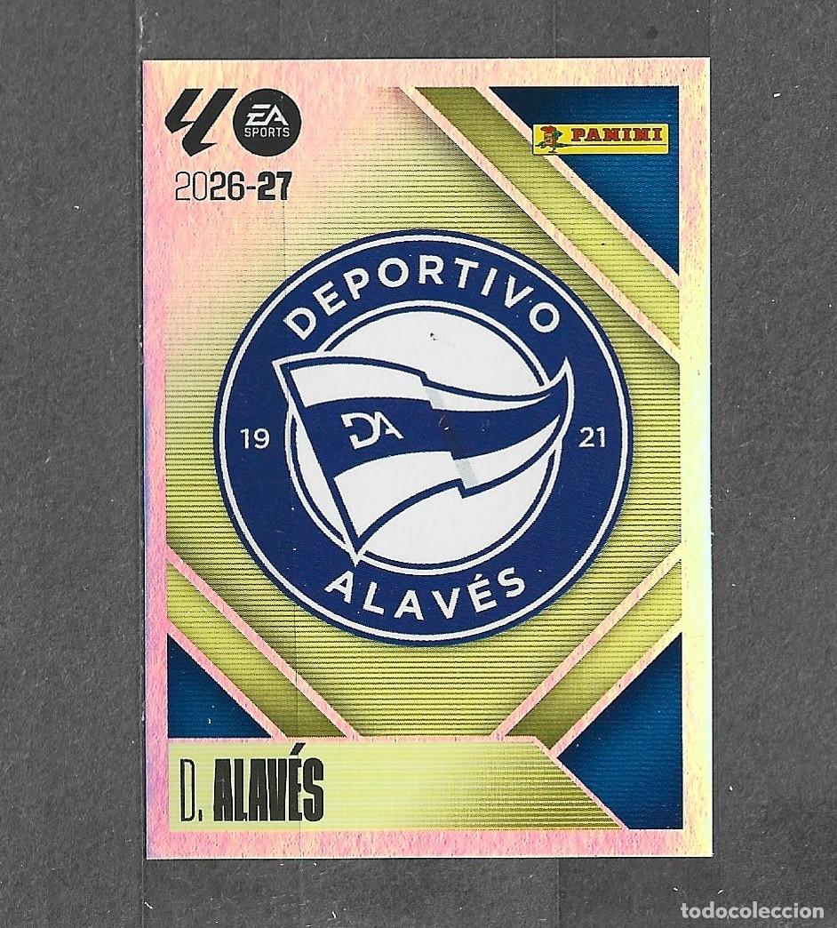 Cromos de f&uacute;tbol: Liga este 26/27 - Escudo - N&deg; 1 - D. Alav&eacute;s