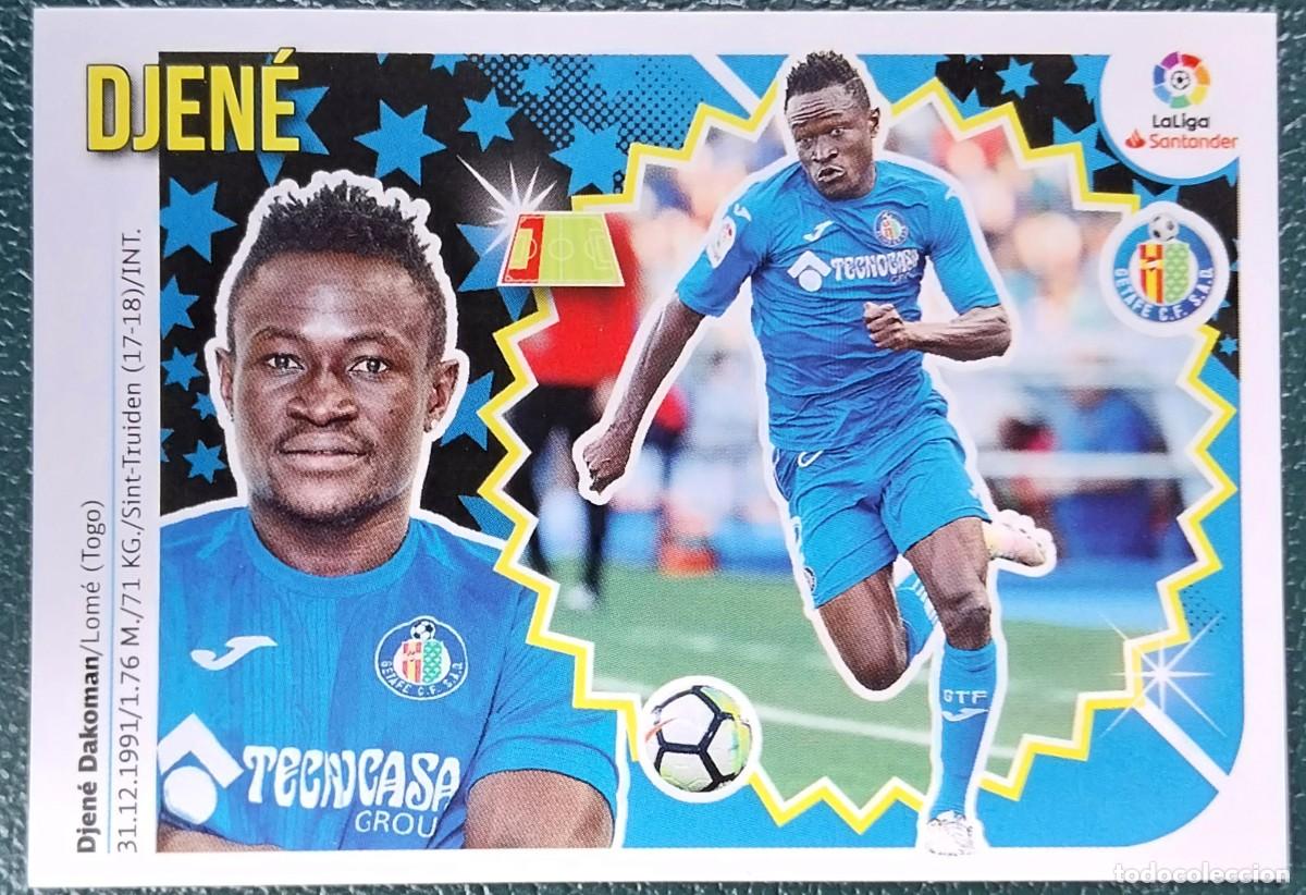 Cromos de f&uacute;tbol: 5 DJENE GETAFE CF CROMOS ALBUM EDICIONES ESTE 2018 2019 18 19