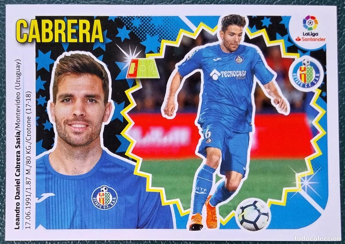 Cromos de f&uacute;tbol: 6 CABRERA GETAFE CF CROMOS ALBUM EDICIONES ESTE 2018 2019 18 19