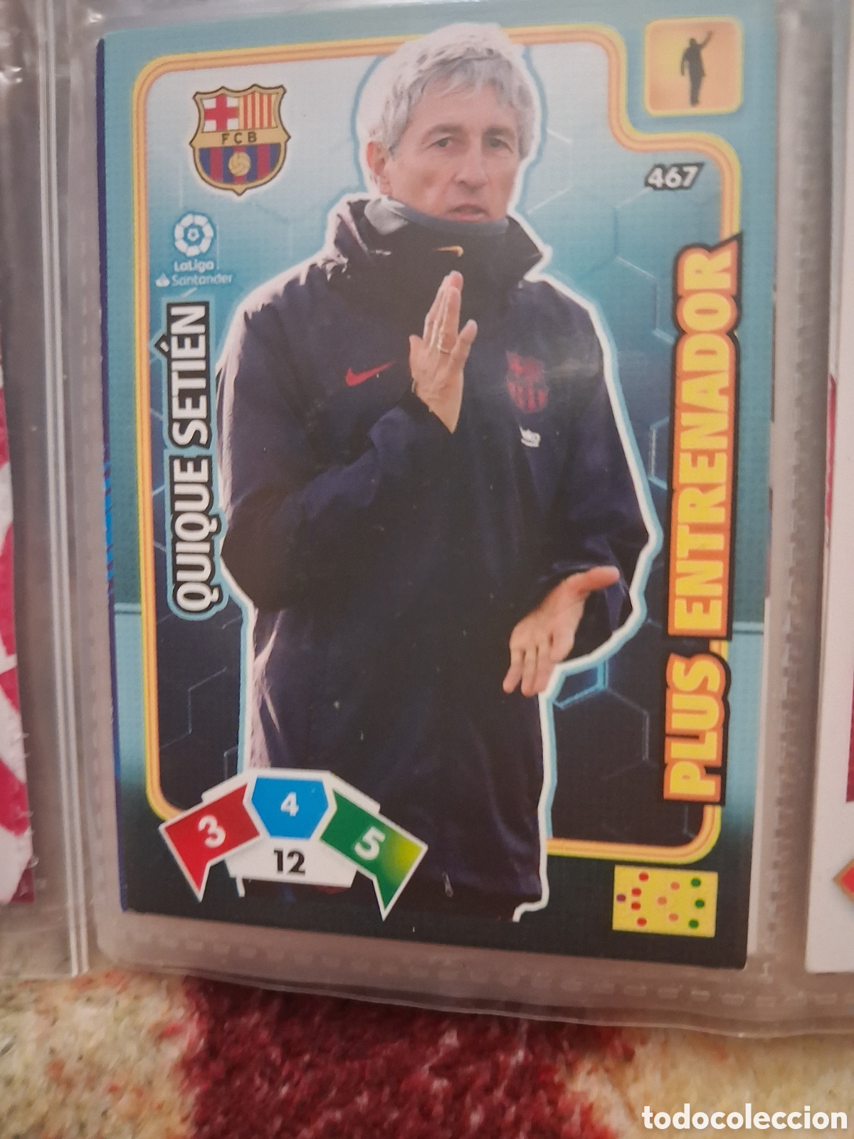 Cromos de f&uacute;tbol: QUIQUE SETI&Eacute;N N&deg; 467 - BARCELONA - PLUS ENTRENADOR ACTUALIZACI&Oacute;N ADRENALYN XL PANINI 2019 2020 19 20
