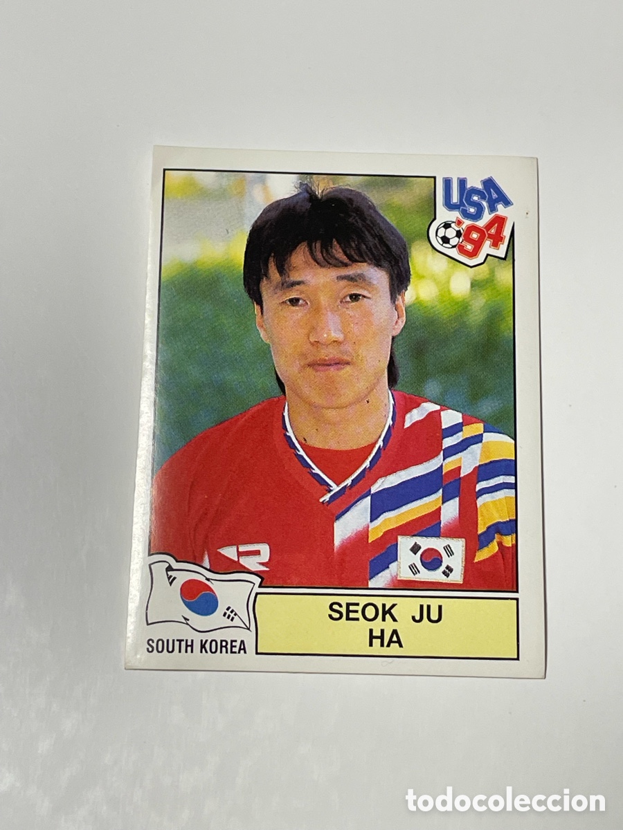 Cromos de f&uacute;tbol: Seok Ju Ha Corea del Sur Panini USA &lsquo;94 #220