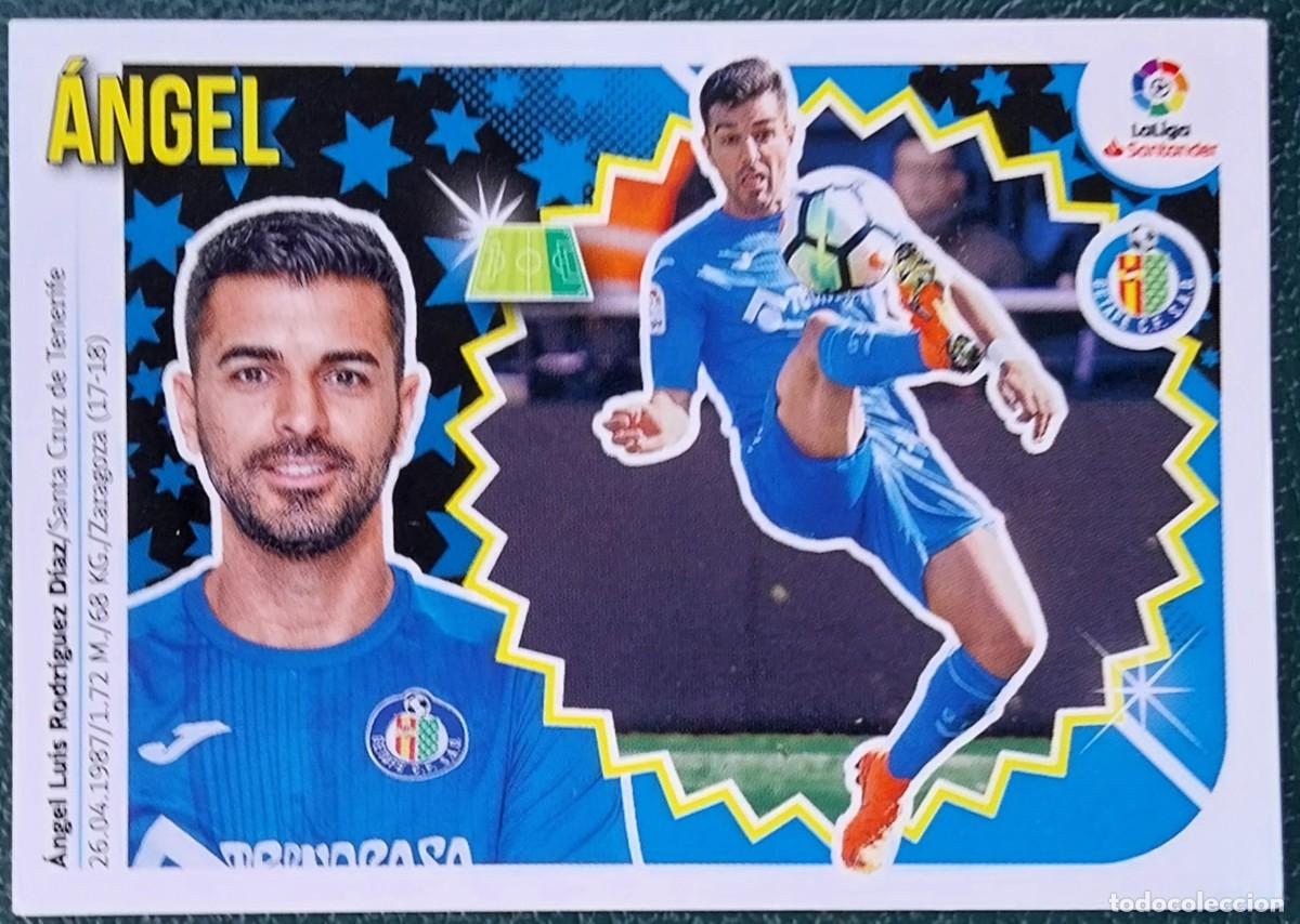 Cromos de f&uacute;tbol: 14 ANGEL GETAFE CF CROMOS ALBUM EDICIONES ESTE 2018 2019 18 19