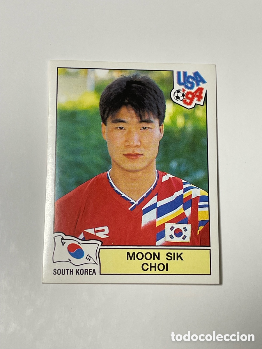 Cromos de f&uacute;tbol: Moon Sik Choi Corea del Sur Panini USA &lsquo;94 #215