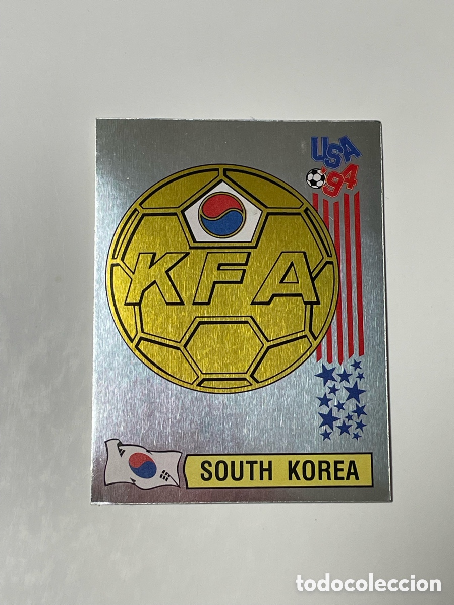 Cromos de f&uacute;tbol: Escudo Corea del Sur mundial USA &lsquo;94 Panini #210