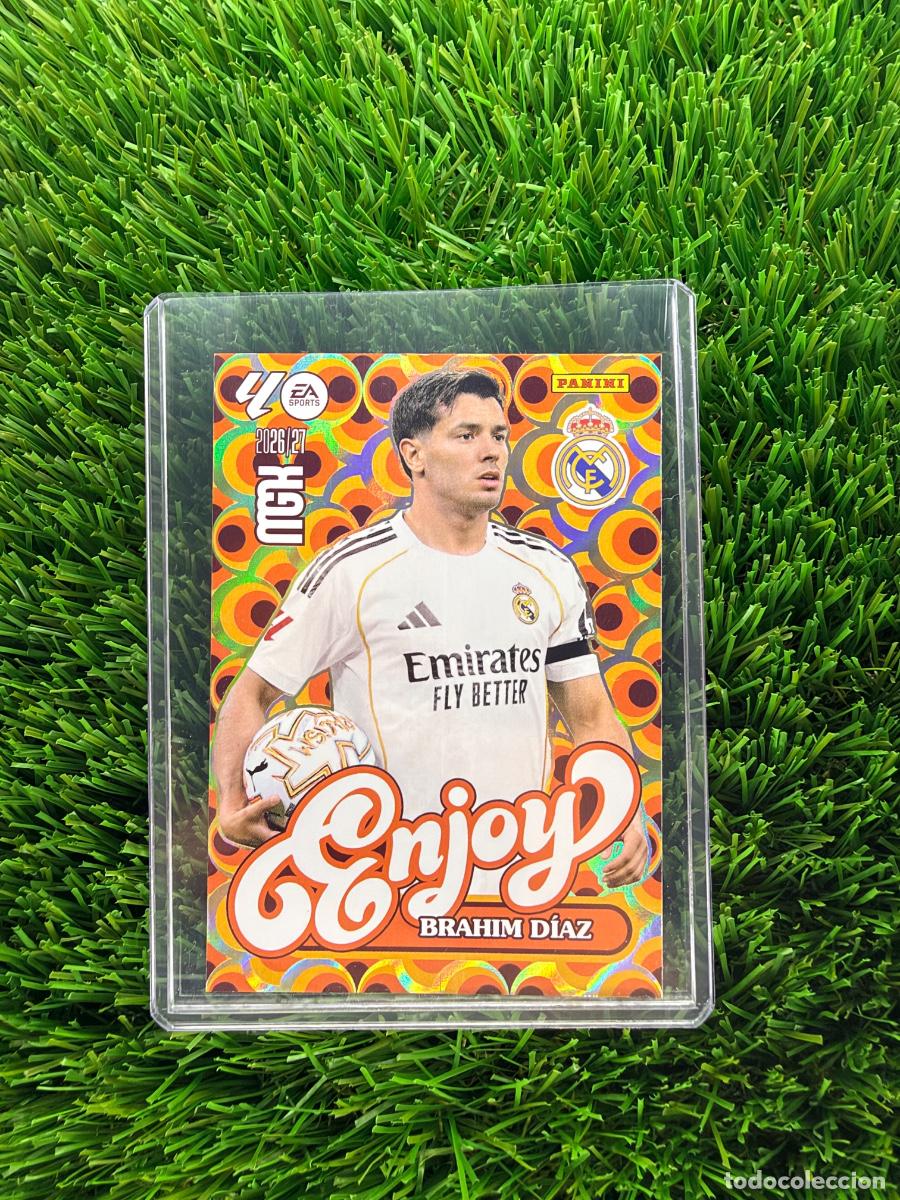 Cromos de f&uacute;tbol: N&ordm; 380 Brahim D&iacute;az Enjoy Real Madrid CF Megacracks 26 27