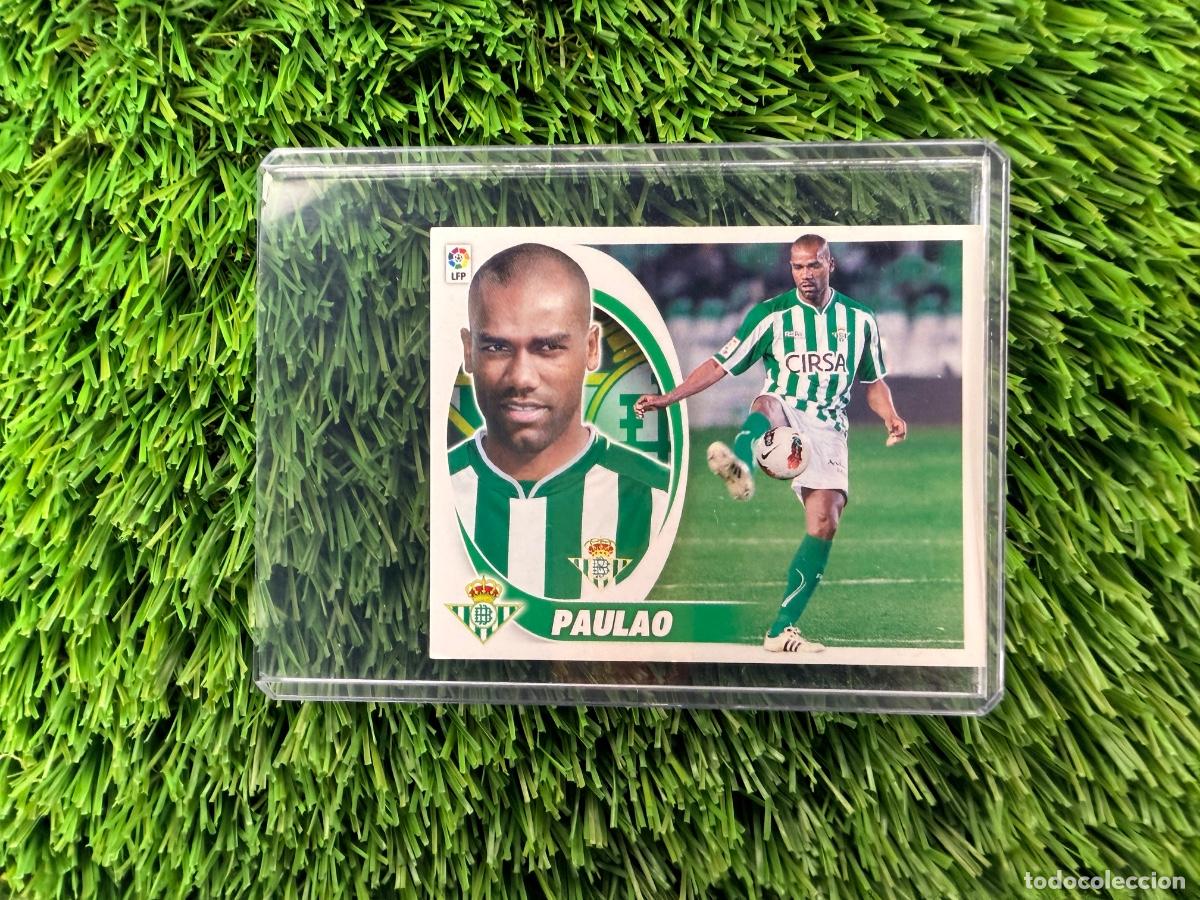 Cromos de f&uacute;tbol: N&ordm; 4 Paulao Real Betis Liga Este 12 13