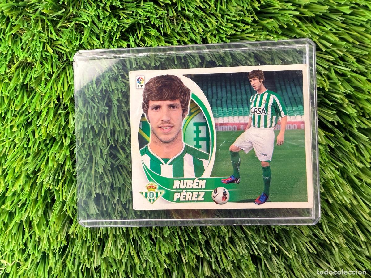 Cromos de f&uacute;tbol: N&ordm; 10A Rub&eacute;n P&eacute;rez Real Betis Liga Este 12 13
