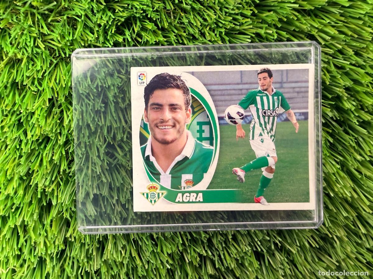 Cromos de f&uacute;tbol: N&ordm; 13 Agra Real Betis Liga Este 12 13